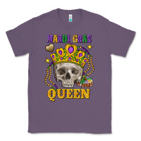 Lavender Skull Mardi Gras queen Classic Tee - FaDigitalArtStudio