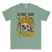 Sage Skull Mardi Gras queen Classic Tee - FaDigitalArtStudio