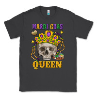 Smoke Skull Mardi Gras queen Classic Tee - FaDigitalArtStudio