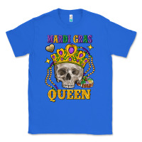 True Royal Skull Mardi Gras queen Classic Tee - FaDigitalArtStudio