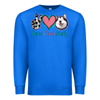 True Royal Peace Love Husky Premium Sweatshirt - Jasminsmagicworld