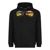 Black Bus Driver Sunglasses Heavyweight Hoodie - Jasminsmagicworld