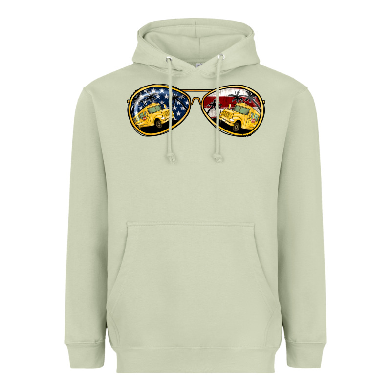 Bus Driver Sunglasses Heavyweight Hoodie by Jasminsmagicworld | Teevron