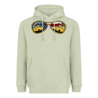 Matcha Bus Driver Sunglasses Heavyweight Hoodie - Jasminsmagicworld