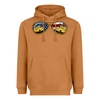 Meerkat Bus Driver Sunglasses Heavyweight Hoodie - Jasminsmagicworld
