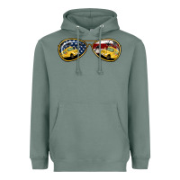 Sage Bus Driver Sunglasses Heavyweight Hoodie - Jasminsmagicworld