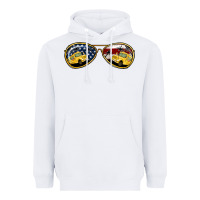 White Bus Driver Sunglasses Heavyweight Hoodie - Jasminsmagicworld
