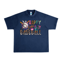 Navy happy easter day baseball Urban Heavy Tee - CowhideDigitalArt