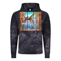Cloud Black dinosaur pterodactyl Vintage Hoodie - Artiststas