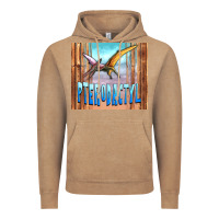 Vintage Coffee dinosaur pterodactyl Vintage Hoodie - Artiststas