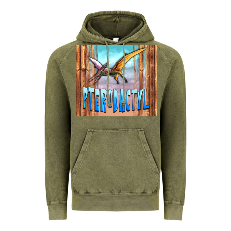 Dinosaur Pterodactyl Vintage Hoodie by Artiststas | Teevron