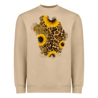 Mushroom glitter sunflowers leopard patch Heavyweight Sweatshirt - RanaPortraitStore