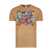 Vintage Camel Love Christmas highland cow Vintage Tee - CowhideDigitalArt