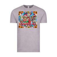 Vintage Zinc Love Christmas highland cow Vintage Tee - CowhideDigitalArt