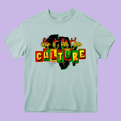 Do It For The Culture Heavy Core Tee Designed By Fadigitalartstudio