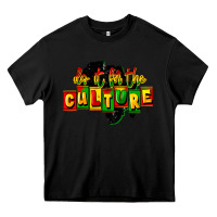 Black Do it for the culture Heavy Core Tee - FaDigitalArtStudio