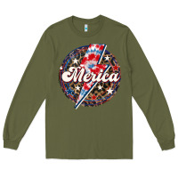 Western Merica Patriotic Long Sleeve Tee | Teevron