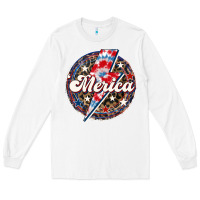 White Western Merica Patriotic Long Sleeve Tee - LillyAllenDesigns