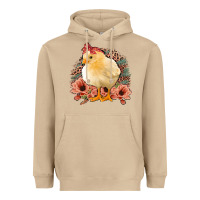 Mushroom Chick With Flowers Feopard Heavyweight Hoodie - Jasminsmagicworld
