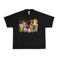 Black Halloween Western Boo Coffee Cups Urban Heavy Tee - CowhideDigitalArt