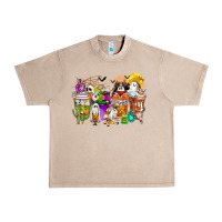 French Oak Halloween Western Boo Coffee Cups Urban Heavy Tee - CowhideDigitalArt