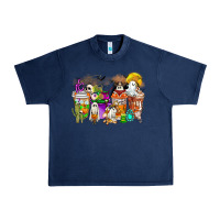 Navy Halloween Western Boo Coffee Cups Urban Heavy Tee - CowhideDigitalArt