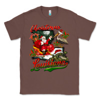 Chestnut louisiana christmas with santa Classic Tee - BarkalooDesign