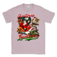 Lilac louisiana christmas with santa Classic Tee - BarkalooDesign