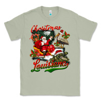 Matcha louisiana christmas with santa Classic Tee - BarkalooDesign