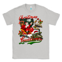 Moon Dust louisiana christmas with santa Classic Tee - BarkalooDesign