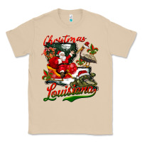 Mushroom louisiana christmas with santa Classic Tee - BarkalooDesign