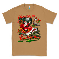 Louisiana Christmas With Santa Classic Tee | Teevron