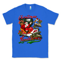 True Royal louisiana christmas with santa Classic Tee - BarkalooDesign