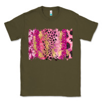 Army Green Cancer Brushstroke Classic Tee - FaDigitalArtStudio