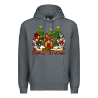 Rock merry christmas gnomies Premium Hoodie - BarkalooDesign