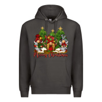 Smoke merry christmas gnomies Premium Hoodie - BarkalooDesign
