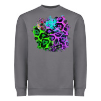 Storm Colorful Leopard patch Heavyweight Sweatshirt - RanaPortraitStore