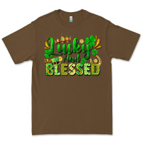 Cacao lucky and blessed Premium Tee - FaDigitalArtStudio