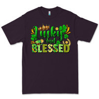 Plum lucky and blessed Premium Tee - FaDigitalArtStudio