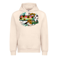 Sandshell Massachusetts State Map Urban Hoodie - RanaPortraitStore