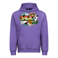 Tulip Massachusetts State Map Urban Hoodie - RanaPortraitStore