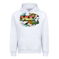 White Massachusetts State Map Urban Hoodie - RanaPortraitStore