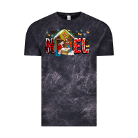 Cloud Black Noel Vintage Tee - CowhideDigitalArt