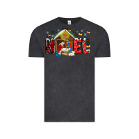 Vintage Black Noel Vintage Tee - CowhideDigitalArt