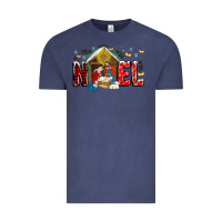 Vintage Denim Noel Vintage Tee - CowhideDigitalArt