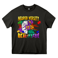 Asphalt Neurodiversity is beautiful Heavy Core Tee - FaDigitalArtStudio