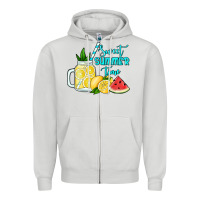 Dove Grey sweet summer time no background Zipper Hoodie - Jasminsmagicworld
