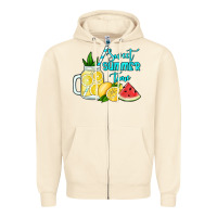 Sandshell sweet summer time no background Zipper Hoodie - Jasminsmagicworld