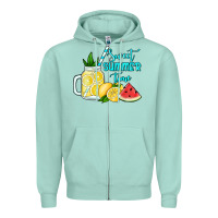 Seafoam sweet summer time no background Zipper Hoodie - Jasminsmagicworld