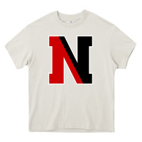 Cream Northeastern Gifts, Huskies Long Sleeve Heavy Core Tee - DesigneFamous